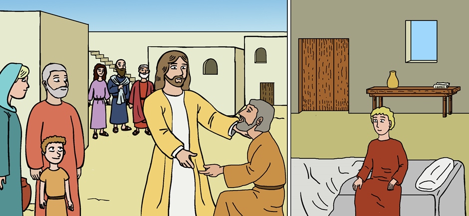 Jesús cura al hijo de un funcionario real: «Tu hijo vive»